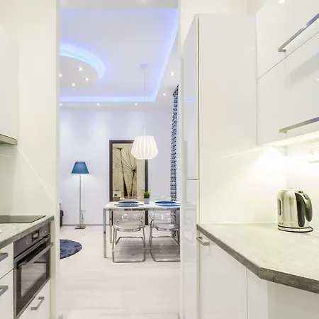 Bright Flat Downtown Klauzal 布达佩斯
